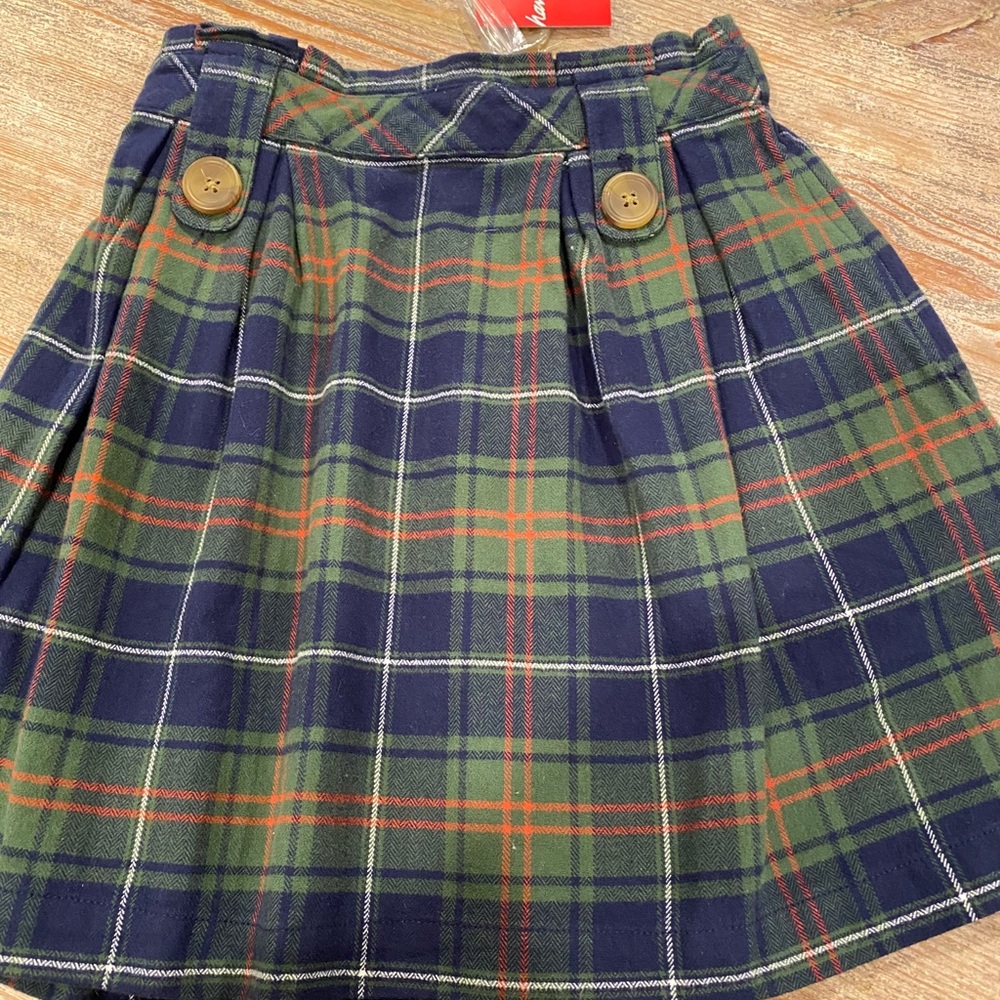Hanna Anderson plaid skirt